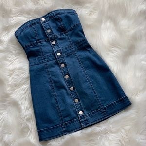 Women Ladies Blue Jeans Denim Sleeveless Casual Ev